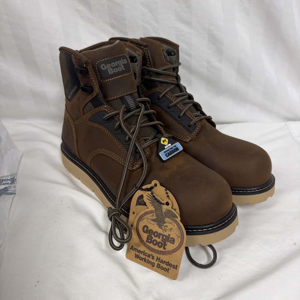 Georgia Boot Carbon Flex Wedge 6" Carbon Toe Work Boot GB00713 -‎ Safety Boots